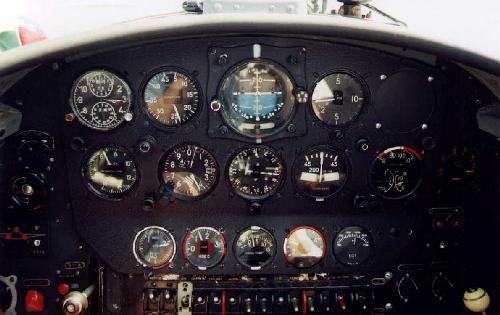 Front panel - in flight