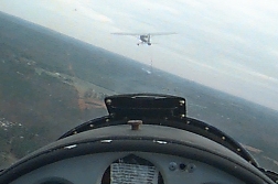 Turning with the tow plane