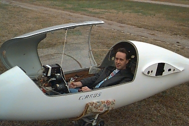 Composite glider with the wings off